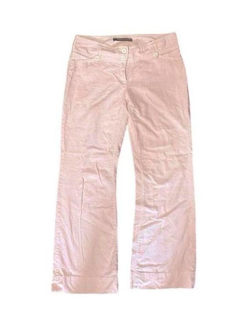 smart set linen/cotton low rise pants